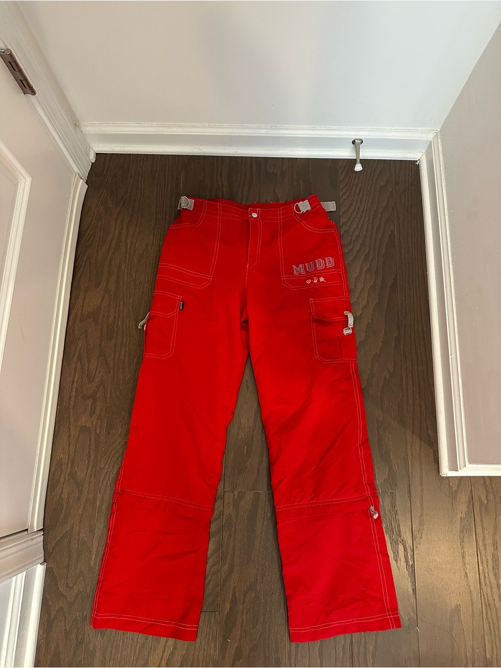 Mudd Bright Red Men's Cargo Pants